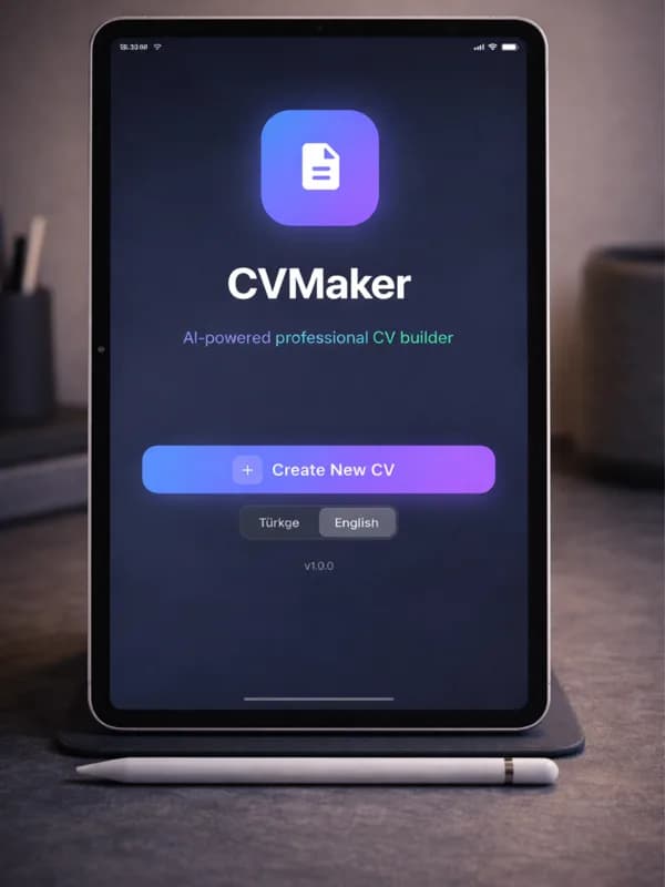 CV Maker AI — Ekran görüntüleri